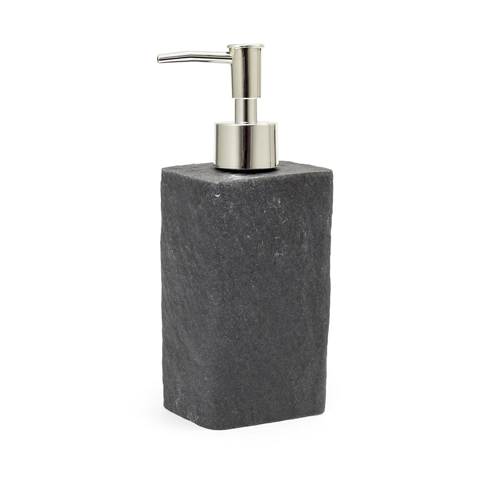 Seramica Luxury Resin Stoneware 4 Piece Bathroom Set - Black Stone