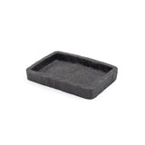 Seramica Luxury Resin Stoneware 4 Piece Bathroom Set - Black Stone