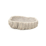 Seramica Luxury Resin Stoneware 4 Piece Bathroom Set - Gray Sea Shells