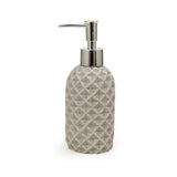 Seramica Luxury Resin Sandware 4 Piece Bathroom Set - Gray Self Checkers