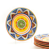 11 Inch Serving Plate - Blue, Yellow, Orange - EZ Life