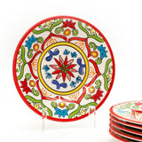 11 Inch Dinner Plate - Red, Green & White - EZ Life