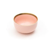 4.5 Inch Bowls - Matt Pink with Golden Rim - EZ Life