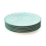10.5 Inch Green Mandala Plates - EZ Life