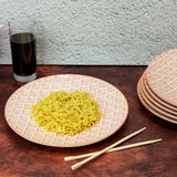10.5 Inch Sauve Saplings Glazed Plates - EZ Life