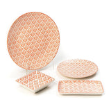 10.5 Inch Sauve Saplings Glazed Plates - EZ Life