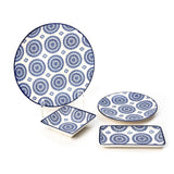 10.5 Inch Blue Banjara Glazed Plates - EZ Life