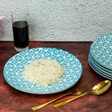 10.5 Inch Sky Blue Glazed Plates - EZ Life
