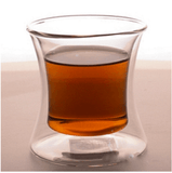 Borosilicate double Wall Curvilicious Glass, Insulated transparent glass, Water, Cocktail Glasses, Lightweight, Dishwasher Safe, Luxury Gift Set for Men or Women, friends, 250 ml, Pack of 2