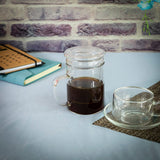 Green Tea & Herbal Tea Infuser Harmony Glass (350 ml)
