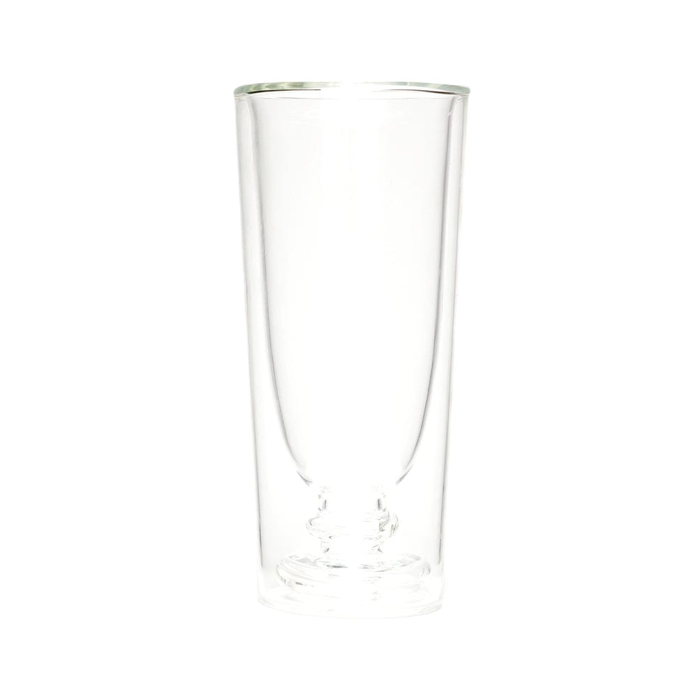 Borosilicate Double Wall Chic Glass, Unique Glass, Glassware Glass Ideal for Juice Lemon Soda Wine Scotch Cocktails & Any Beverage, Party Glass, Whisky Cocktails & Any Beverage - Transparent - 175 ml - Pack of 4