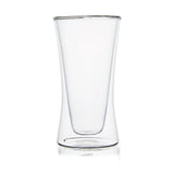 Borosilicate Double Wall Balache Tall Drinks Glass, Insulated Drinking Glasses, Mugs, Coffee Mugs or Tea Cups, Water Glasses, Juice, Lightweight Glass, Transparent - 250 ml - Pack of 2