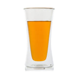Borosilicate Double Wall Balache Tall Drinks Glass, Insulated Drinking Glasses, Mugs, Coffee Mugs or Tea Cups, Water Glasses, Juice, Lightweight Glass, Transparent - 250 ml - Pack of 2