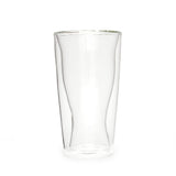 Borosilicate Double Wall Party Glass, Insulated Drinking Glasses, Mugs, Coffee Mugs or Tea Cups, Water Glasses, Juice,Milk,Lightweight Glass, Transparent - 350 ml - Pack of 1