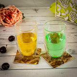 Borosilicate Double Wall  Tall Cocktail Glass, Insulated Drinking Glasses, Mugs, Coffee Mugs or Tea Cups, Water Glasses, Juice,Milk,Lightweight Glass, Transparent - 450 ml - Pack of 4