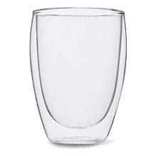 Borosilicate Double Wall  Round Glass, Insulated Drinking Glasses, Mugs, Coffee Mugs or Tea Cups, Water Glasses, Juice,Milk,Lightweight Glass, Transparent - 300 ml - Pack of 1