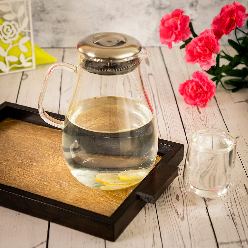 Glam Glass Pitcher with Filter (1920 ml)