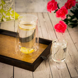 Double Wall Glass Shaker Infuser Bottle (550 ml)