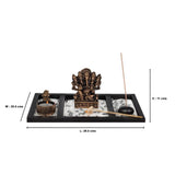 5 Faced Lord Ganesh with 2 Tea Lights and Tray Set - EZ Life