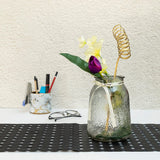 Xclusive Chromatic Gray Gradiating Bud Glass Vase