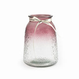 Xclusive Chromatic Magenta Gradiating Bud Glass Vase