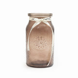 Xclusive Transparent Brown Champagne Bottle Style Glass Vase
