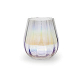 Xclusive Chromatic Pearly White Globule Glass Vase