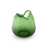 Xclusive Modern Twisty Green Moroccan Glass Vase