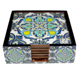 6 Coasters with Holder Set - Ethic Motif - EZ Life