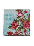 6 Coasters with Holder Set - Vintage Floral - EZ Life