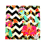 6 Coasters with Holder Set - Zig Zag Blossom - EZ Life