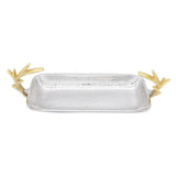16 Inch Platter / Server with Gold Conjoining Plating - EZ Life