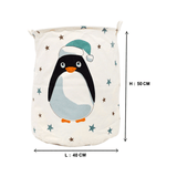 Pesky Penguin Laundry Basket