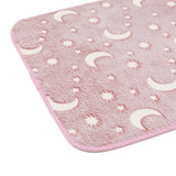 Luminous Crescent Moon Glow In Dark Floor + Math Mat (L-80 x W-50 cms)