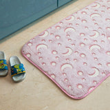 Luminous Crescent Moon Glow In Dark Floor + Math Mat (L-80 x W-50 cms)