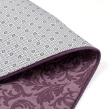 Elegance 2-Tone Hazel Floor + Bath Mat - Pheonix Tail (L-80 x W-50 cms)