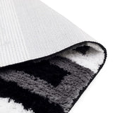 Elegance Simple Life Brown Tri-Color Floor + Bath Mat (L-60 x W-40 cms)