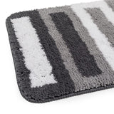 Elegance Simple Life Fawn Tri-Color Floor + Bath Mat (L-60 x W-40 cms)