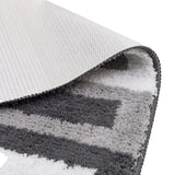 Elegance Simple Life Fawn Tri-Color Floor + Bath Mat (L-60 x W-40 cms)