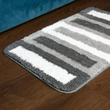 Elegance Simple Life Fawn Tri-Color Floor + Bath Mat (L-60 x W-40 cms)