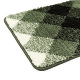 Elegance Pearl Greens Yarn Floor + Bath Mat (L-60 x W-40 cms)