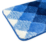 Elegance Pearl Blues Yarn Floor + Bath Mat (L-60 x W-40 cms)