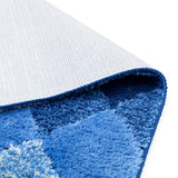 Elegance Pearl Blues Yarn Floor + Bath Mat (L-60 x W-40 cms)