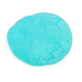 Luxe Cashmere Aquamarine 3 Piece Bathroom Mats Set (L-80 x W-50 cms)