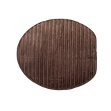 Luxe Brown High Stripes 3 Piece Bathroom Mats Set (L-80 x W-50 cms)