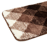 Elegance Pearl Browns Yarn Floor + Bath Mat (L-60 x W-40 cms)
