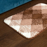 Elegance Pearl Browns Yarn Floor + Bath Mat (L-60 x W-40 cms)