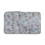 Luminous Luxe Glow In Dark Space 3 Piece Bathroom Mats Set (L-80 x W-50 cms) - Multicolor