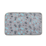 Luminous Luxe Glow In Dark Space 3 Piece Bathroom Mats Set (L-80 x W-50 cms) - Multicolor