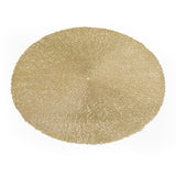 Baroque Golden Elance Round 6 Table Mats Set